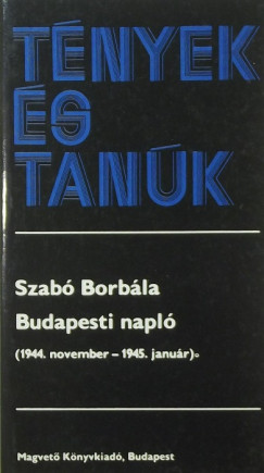 Szab Borbla - Budapesti napl