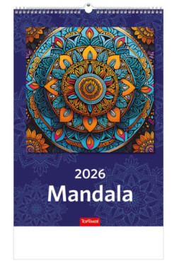 Mandala falinaptár 22x33 cm - 2026
