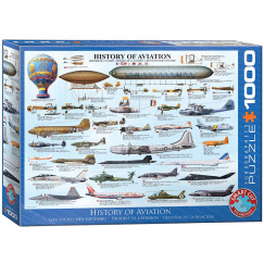 A rep�l�s t�rt�nete, 1000 db-os puzzle (EUROGRAPHICS, 6000-0086)
