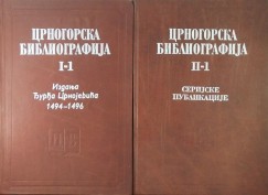 Miroslav Luketic   (Szerk.) - E. L. Nemirovski   (Szerk.) - Montenegrian Bibliography 1494-1994 I-II.