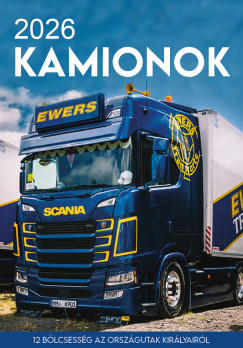 Kamionok falinaptr - 33x23 cm - 2026