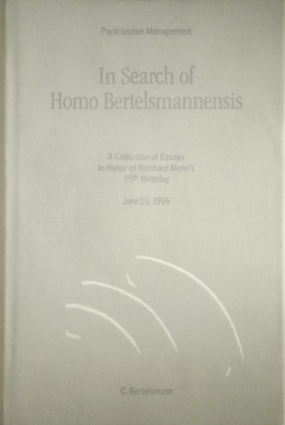 Volker Von Courbiére (Szerk.) - Eugen Von Keller (Szerk.) - In Search of Homo Bertelsmannensis -