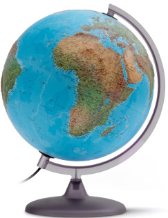 Földgömb (Alto) 30 cm - domborított felszínű, világító