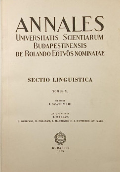 Annales Universitatis Scientiarum Budapestinensis de Rolando Etvs Nominatae