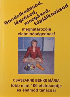 Csszrn Benke Mria - Gondolkodsod, lgzsed, mozgsod, tpllkozsod meghatrozja letminsgednek!