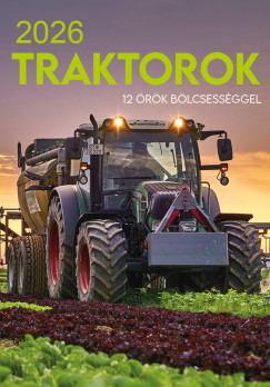 Traktorok falinaptr - 33x23 cm - 2026