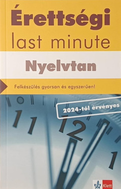 Di�szegi Endre - �retts�gi last minute - Nyelvtan