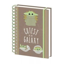Star Wars Mandalorian - B�bi Yoda A5 jegyzetf�zet