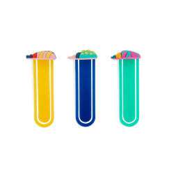 Bog�rk�k, 3 db k�nyvjelz�k sz�nes m�anyag