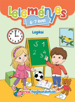Leleményes 6-7 éves - Logikai feladatok / Matricás foglalkoztatófüzet