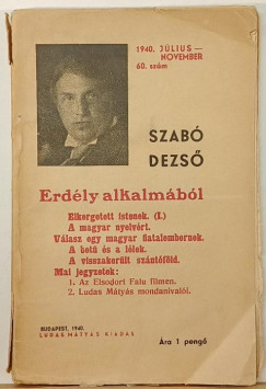 Szab� Dezs� - Erd�ly alkalm�b�l