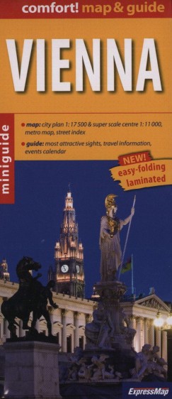 Vienna - 1:17 500 - Map & Guide Trkp - Laminlt