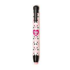 Pandás toll alakú radír, vattacukor illattal (LEGAMI - STATIONERY)