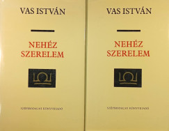Vas István - Nehéz szerelem I-II. (dedikált)