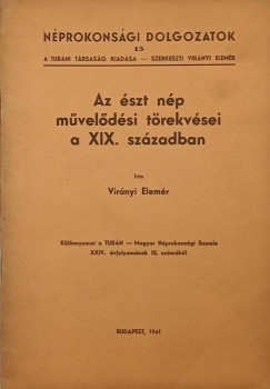 Virnyi Elemr - Az szt np mveldsi trekvsei a XIX. szzadban