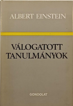 Albert Einstein - Vlogatott tanulmnyok