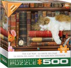 A macska szieszta, 500 db-os csal�di puzzle (EUROGRAPHICS, 6500-5545)