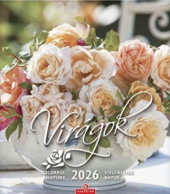 Vir�gok falinapt�r - 30x34 cm - 2026