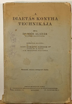 Dr. Sos Aladr - A diaets konyha technikja