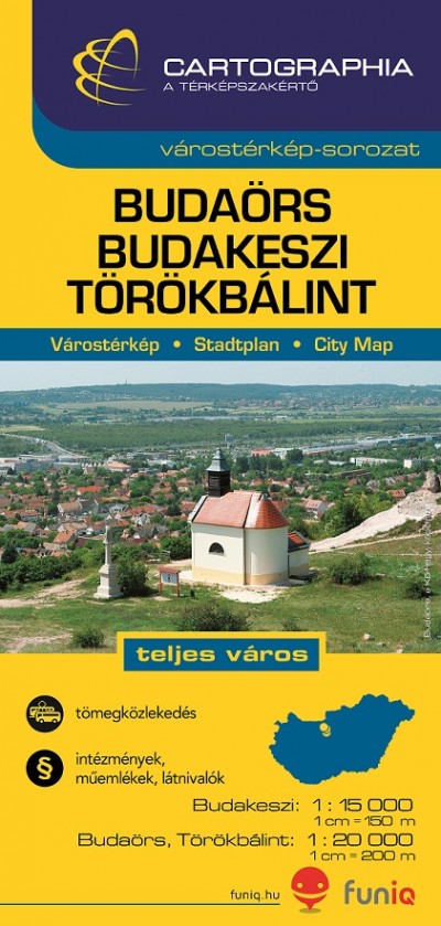  - Budaörs, Budakeszi, Törökbálint várostérkép