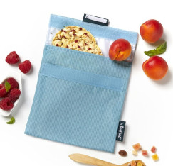 Roll'eat SG-Acsb Snack'n'Go Active Silverblue Snack táska újrahasználható