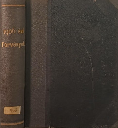 Az 1906. �vi t�rv�nyek gy�jtem�nye