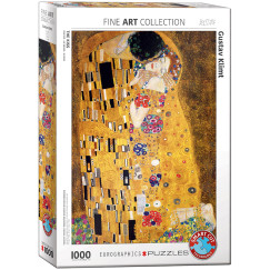 Gustav Klimt - A csók, 1000 db-os puzzle (EUROGRAPHICS, 6000-4365)