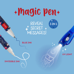 �rhaj�s, titkos�r� toll k�k tint�val UV l�mp�val (LEGAMI - STATIONERY)