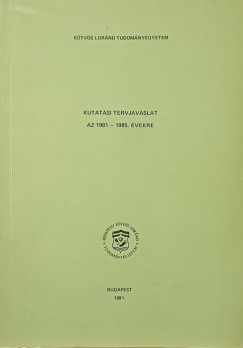 Kutatsi tervjavaslat az 1981-1985. vekre