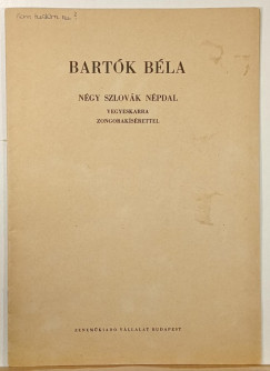 Bartk Bla - Ngy szlovk npdal