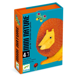 Mini természet kártyajáték (DJECO, Mini Nature, 28 db lap)