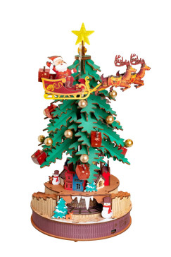 Karcsonyi meldiafa, 3D kreatv ptkszlet LED vilgtssal 319 db-os