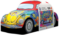 Volkswagen Bogár, 550 db-os puzzle gyűjthető fém dobozban (EUROGRAPHICS, 8551-6026)