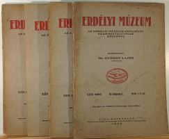 Gy�rgy Lajos  (Szerk.) - Erd�lyi M�zeum XXXV. k�tet 1930. 1-12. sz�m (teljes �vf.)