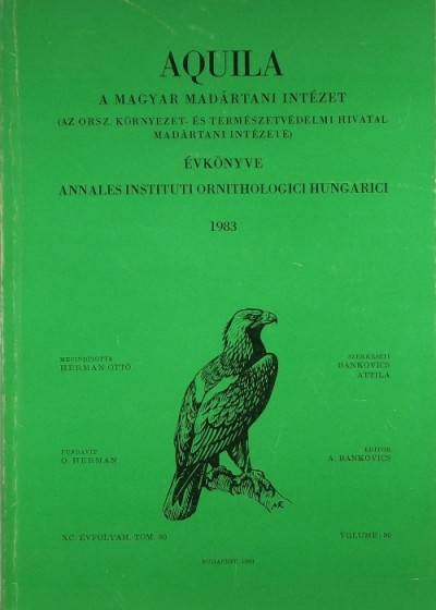 Bankovics Attila  (Szerk.) - Aquila 1983