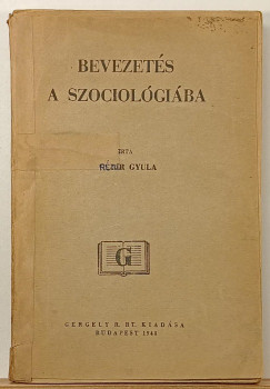 R�zler Gyula - Bevezet�s a szociol�gi�ba
