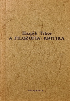 Hank Tibor - A filozfia: kritika
