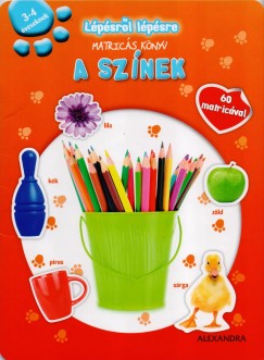 Lépésről lépésre matricás könyv - A színek