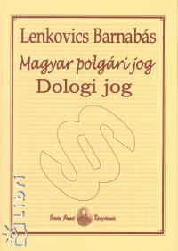 Magyar polgri jog - Dologi jog