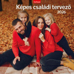 Csaldi tervez naptr - Lemeznaptr - 58x29cm - 2026