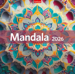 Mandala - Lemeznaptár - 58x29cm - 2026