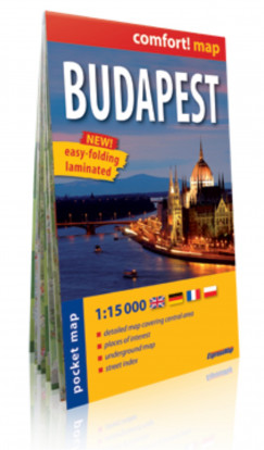 Budapest pocket map 2020 1:15 000