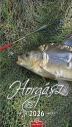 Horgász falinaptár - 21x32 cm - 2026
