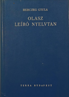 Herczeg Gyula - Olasz ler nyelvtan