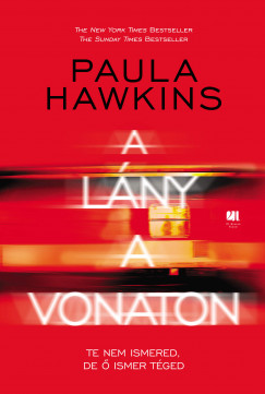 Paula Hawkins - A lny a vonaton - kemnytbls, piros borts