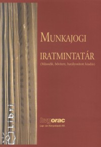 Pintrn Dr. Torma Mria - Dr. jhzi Mikls - Munkajogi iratmintatr