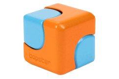 Bopster Fidget Kocka Spinner - Neon kék-narancs