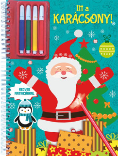 Itt a kar�csony! - Sz�nez� matric�kkal �s filctollal