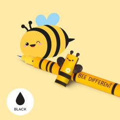 M�hecske, rad�rozhat� zsel�s toll fekete tint�val (LEGAMI - STATIONERY - Bee Different, 0.7 mm)