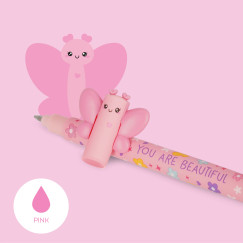 Pillang�, rad�rozhat� zsel�s toll pink tint�val (LEGAMI - STATIONERY - You are Beautiful, 0.7 mm)